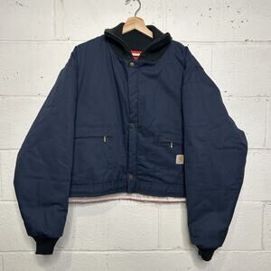 Vintage Carhartt Coverall Cropped Jacket “Navy” Detroit